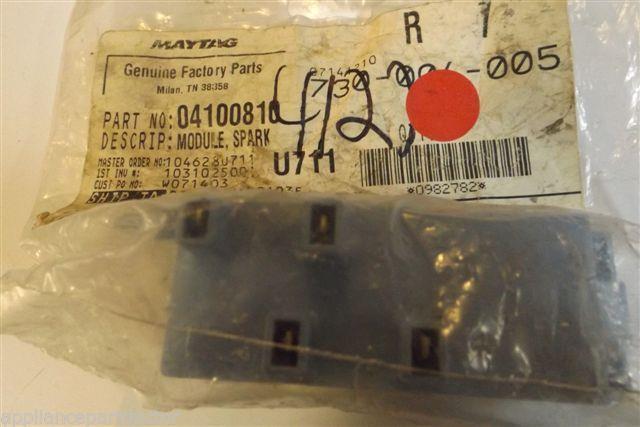 Whirlpool stove 04100810 spark module NEW IN BOX Whirlpool stove 04100810 spark module NEW IN BOX